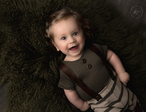 Columbus Baby Photographer | 6 month milestone | Whimsy Lane Studio